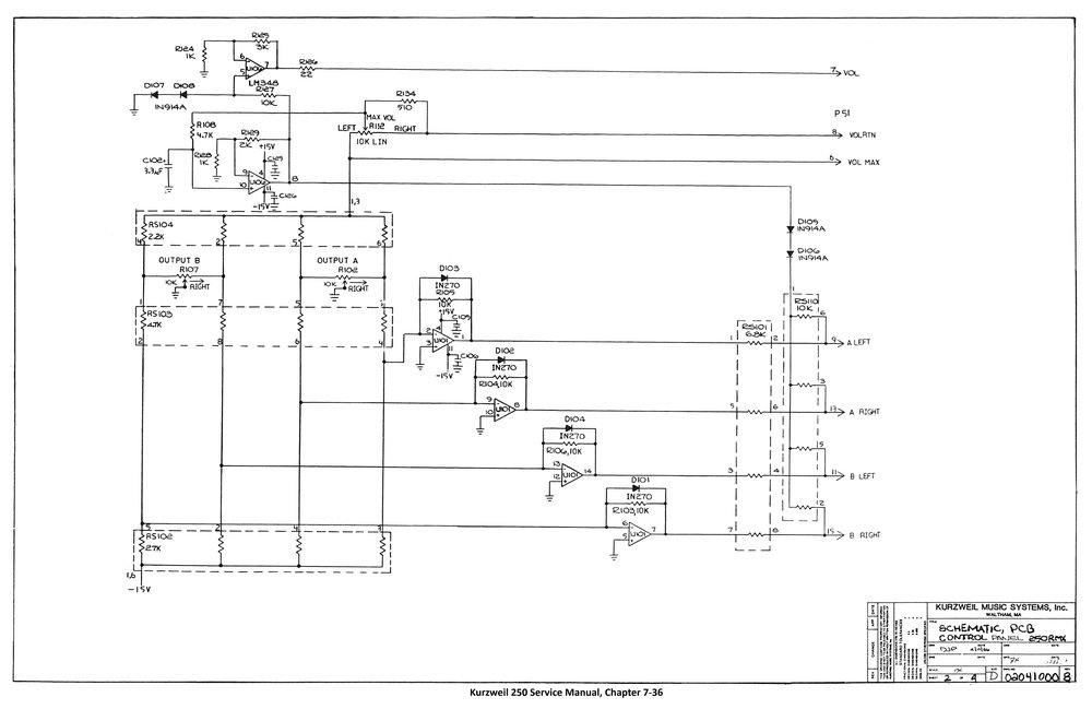 Schematic Control Panel Board (RMX), 4 sheets - Sheet 2